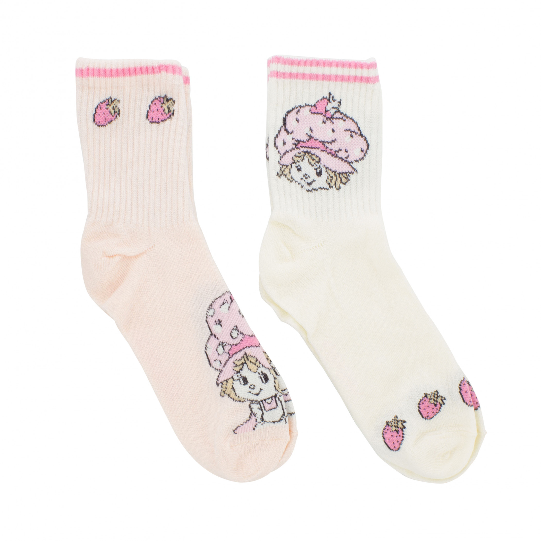 Strawberry Shortcake Pastel Women's Crew Socks 2-Pack